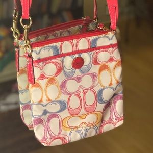 Coach authentic cross body bag